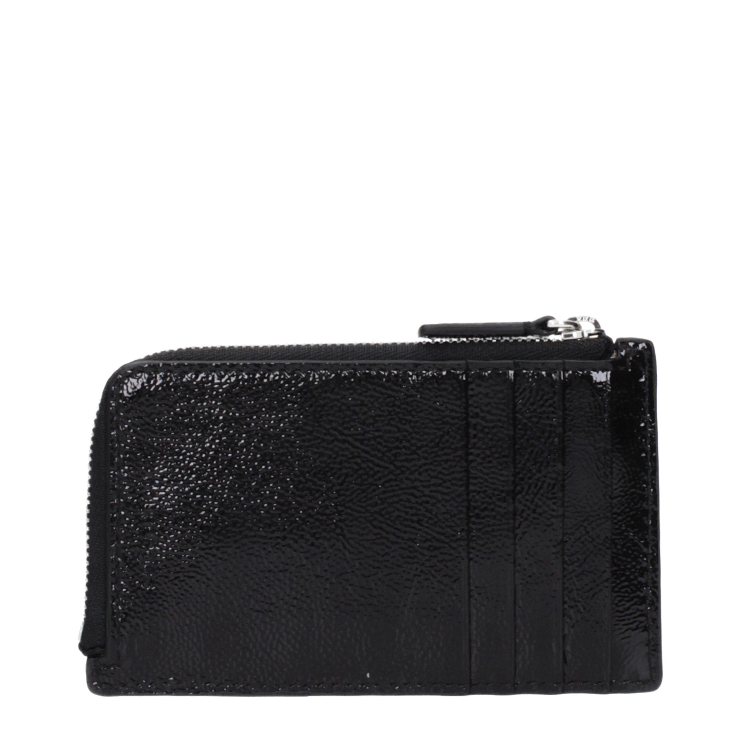 Courrèges Black Leather Wallet