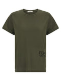 Fendi Bicolor Cotton T-Shirt