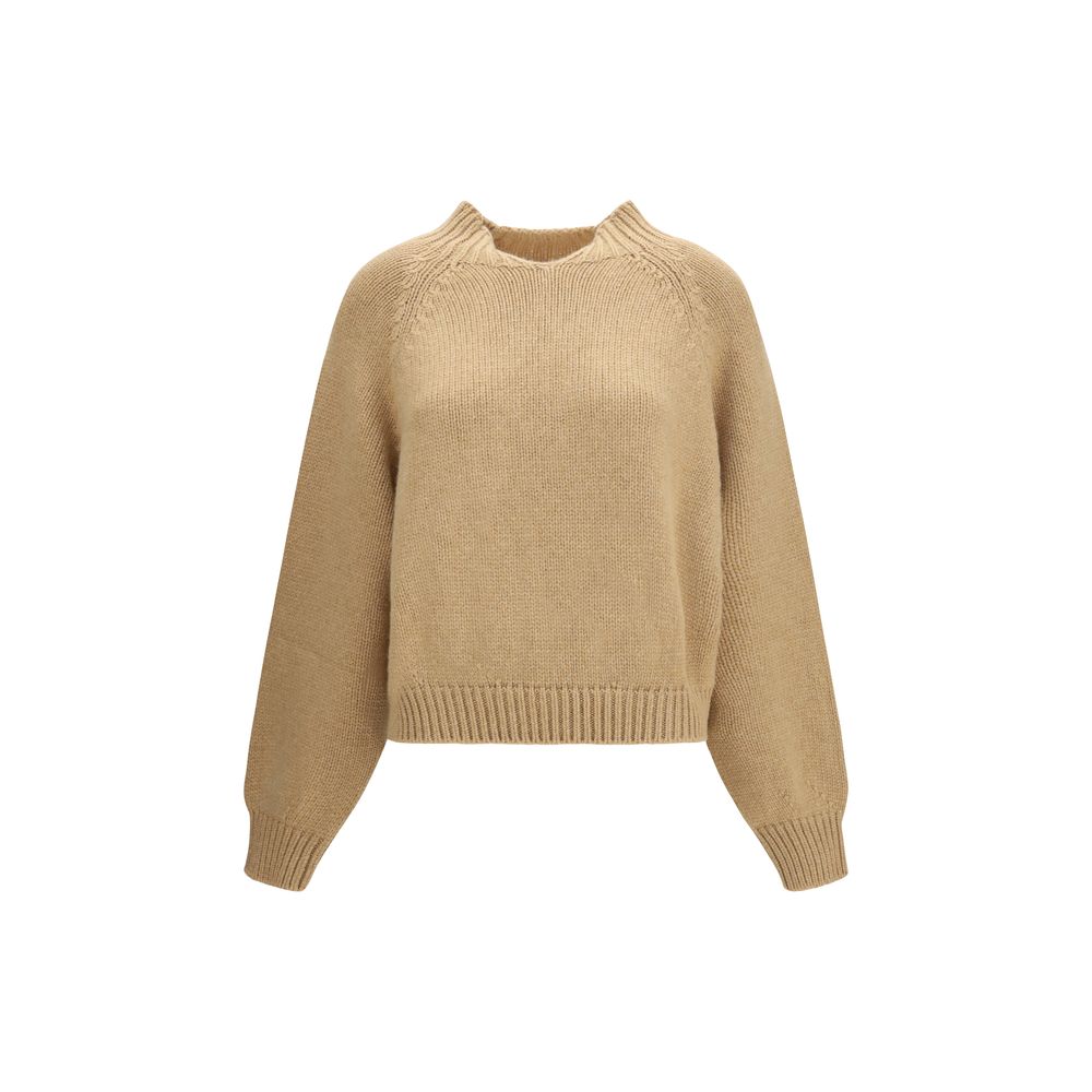 Khaite Beige Cashmere Sweater