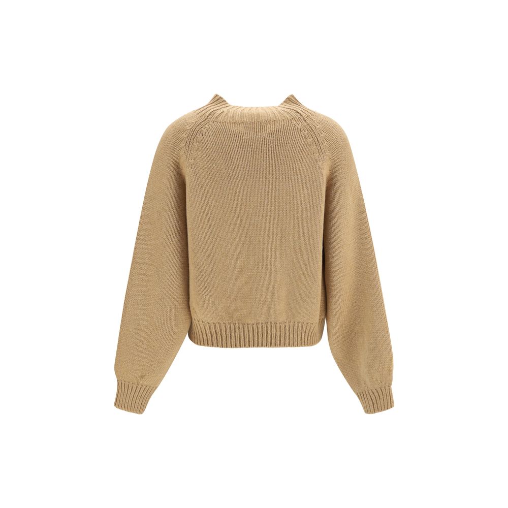 Khaite Beige Cashmere Sweater