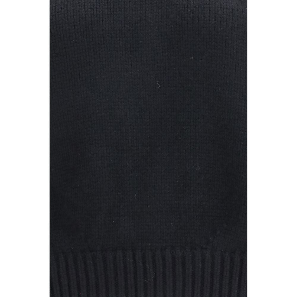 Khaite Black Cashmere Sweatshirt