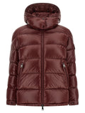 Moncler Bordeaux Polyamide Full-Length Jacket