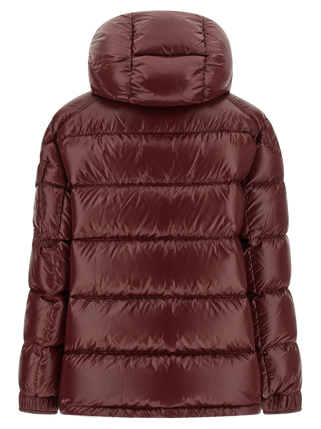 Moncler Bordeaux Polyamide Full-Length Jacket