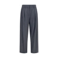 Brunello Cucinelli Gray Wool Oves Aries Dress Pants