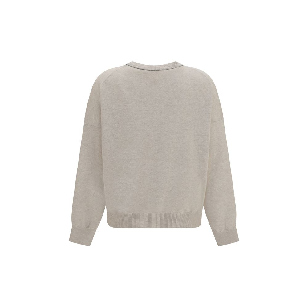 Brunello Cucinelli Beige Cashmere Sweater