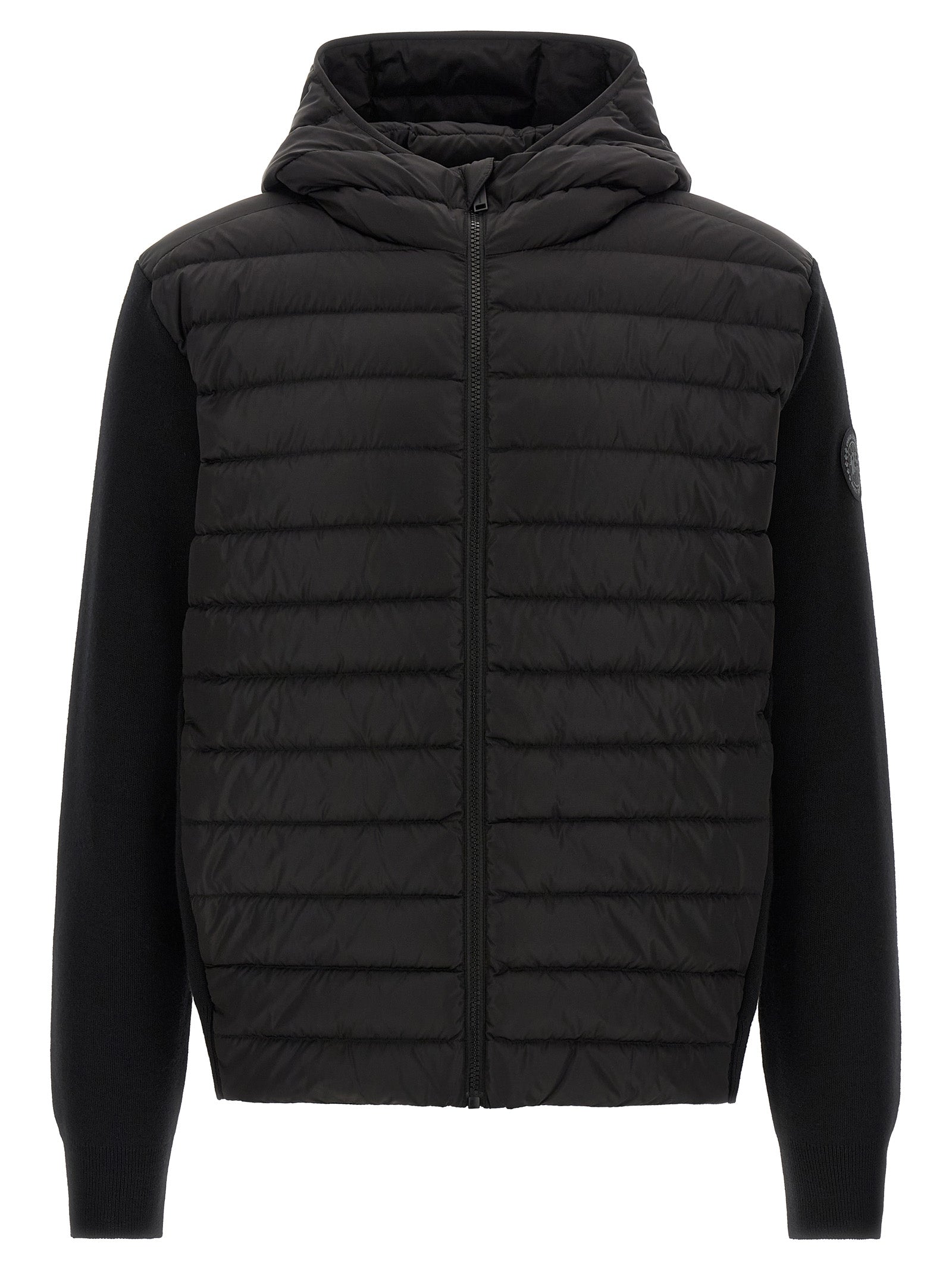 Canada Goose Black Wool Full-Length Jacket