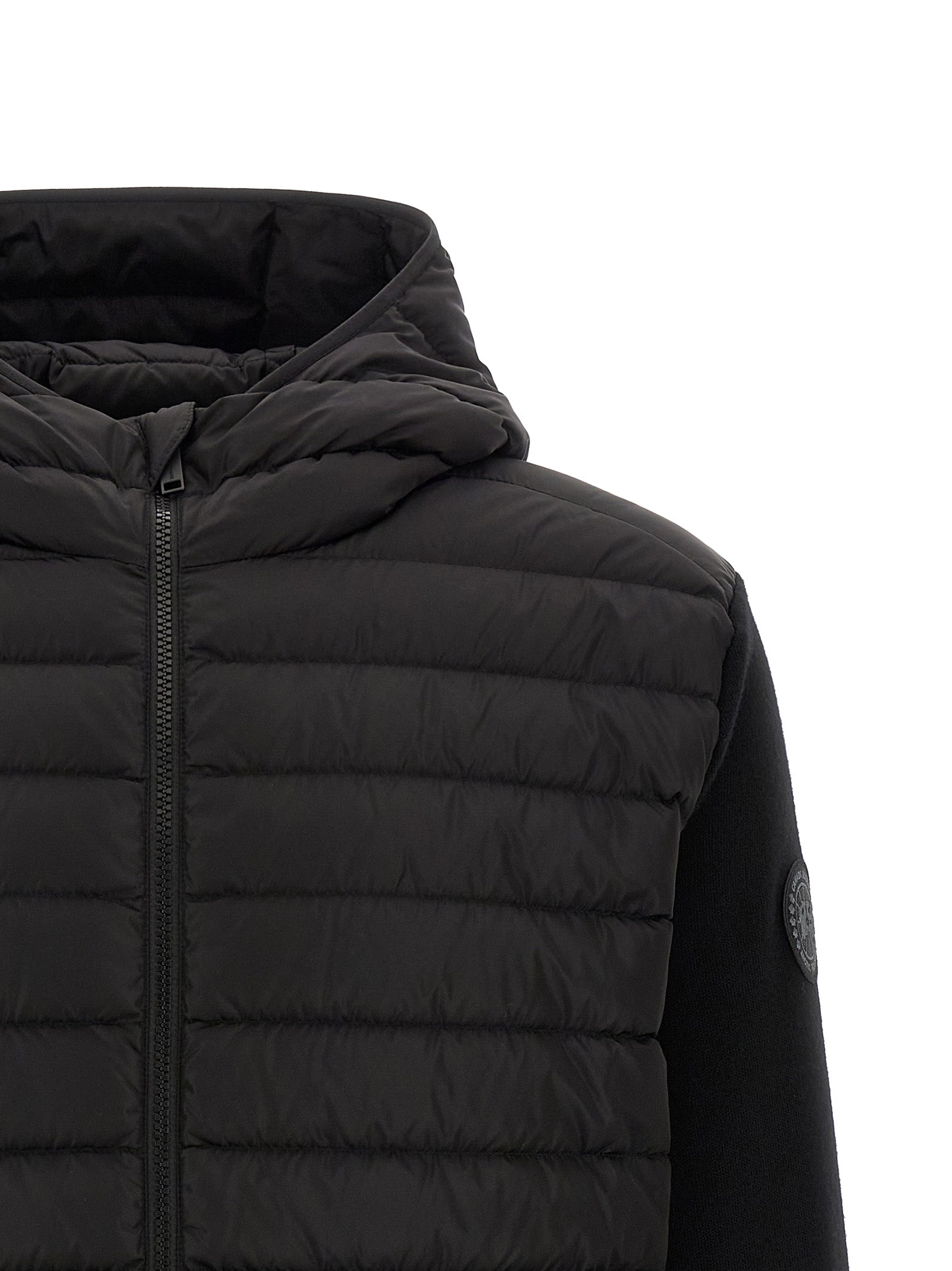 Canada Goose Black Wool Full-Length Jacket