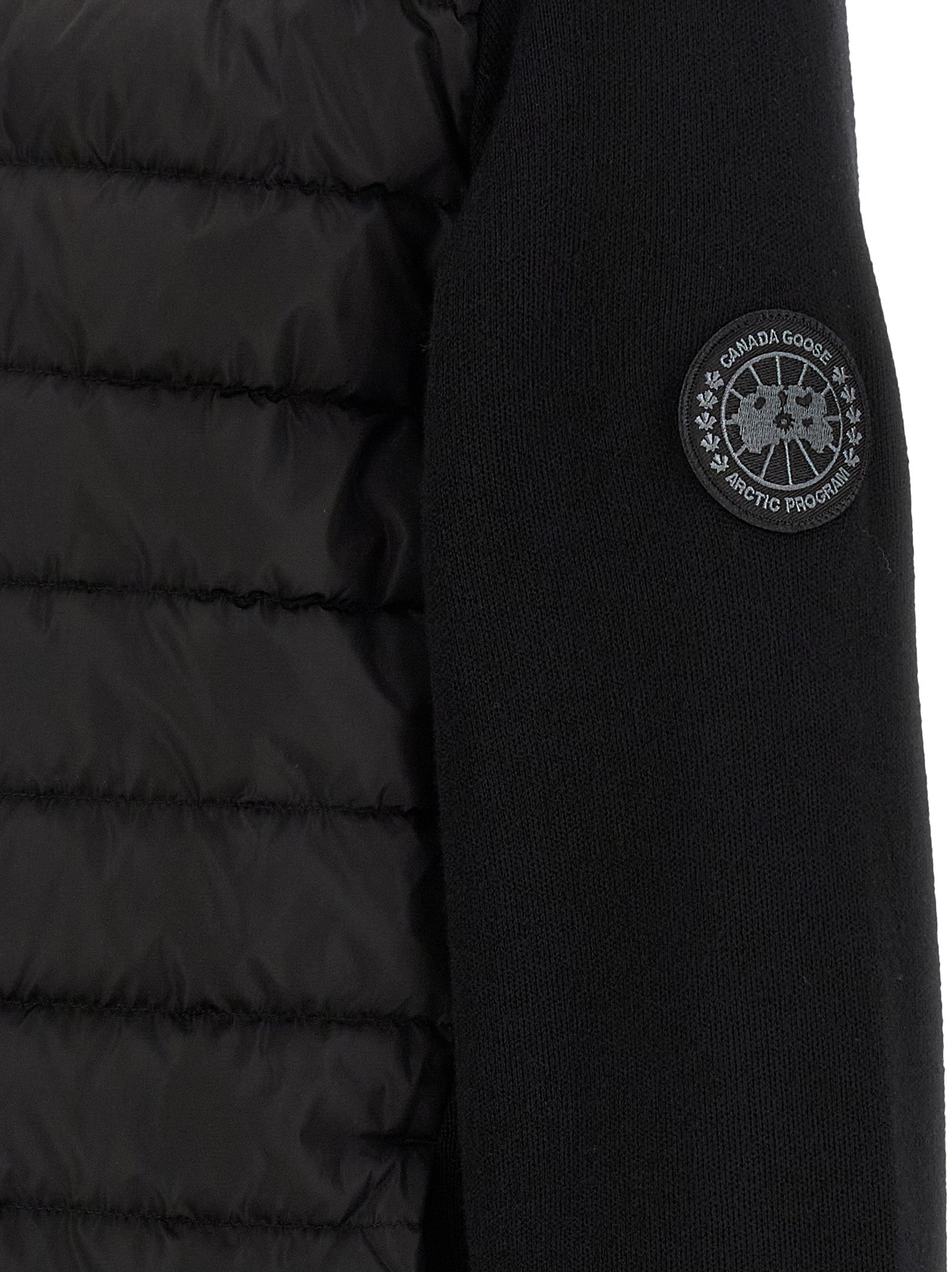 Canada Goose Black Wool Full-Length Jacket