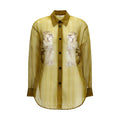 Khaite Beige Silk Pattern Shirt