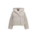 Max Mara Gray Polyamide Full-Length Jacket