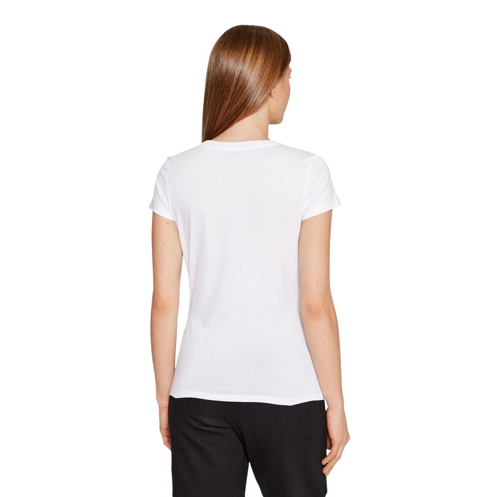 Armani Exchange White Cotton T-Shirt