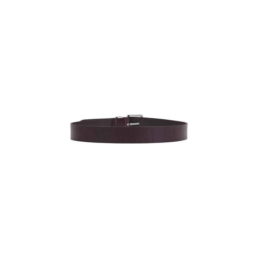 Armani Exchange Brown Leather Regular Belt