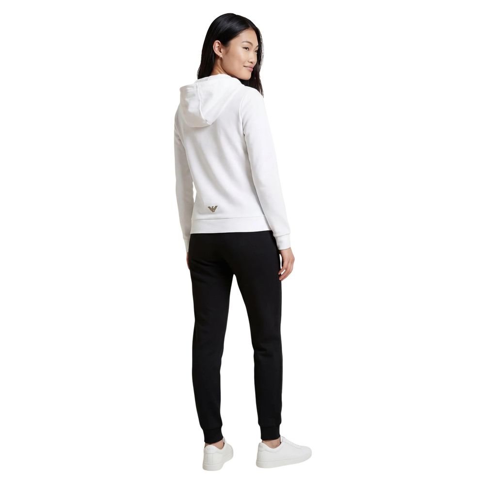 EA7 Emporio Armani Black And White Polyester Tracksuit