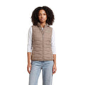 EA7 Emporio Armani Beige Polyester Sleeveless Jacket