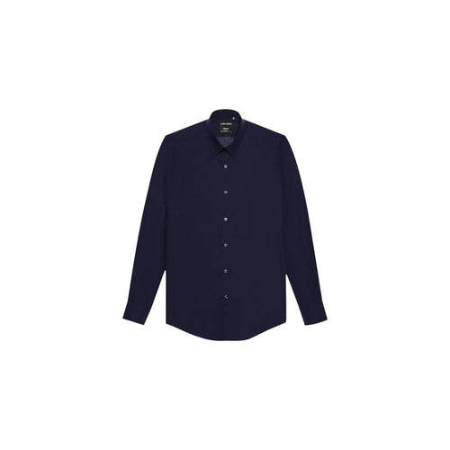 Antony Morato Blue Cotton Dress Shirt