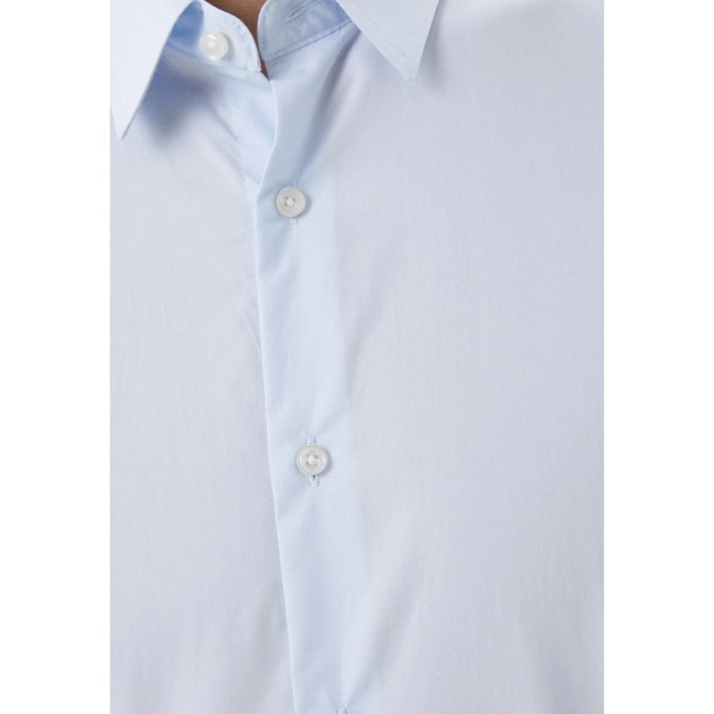 Antony Morato Blue Cotton Dress Shirt