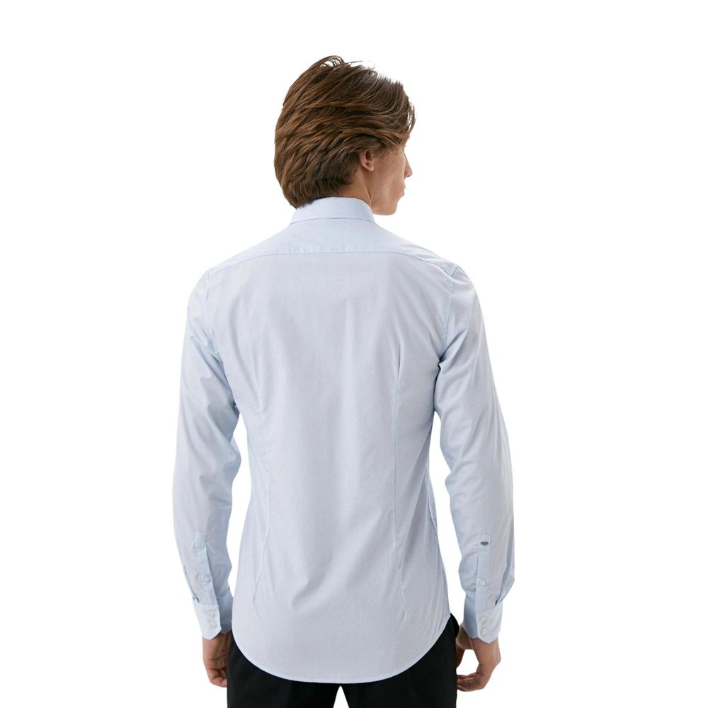 Antony Morato Blue Cotton Dress Shirt