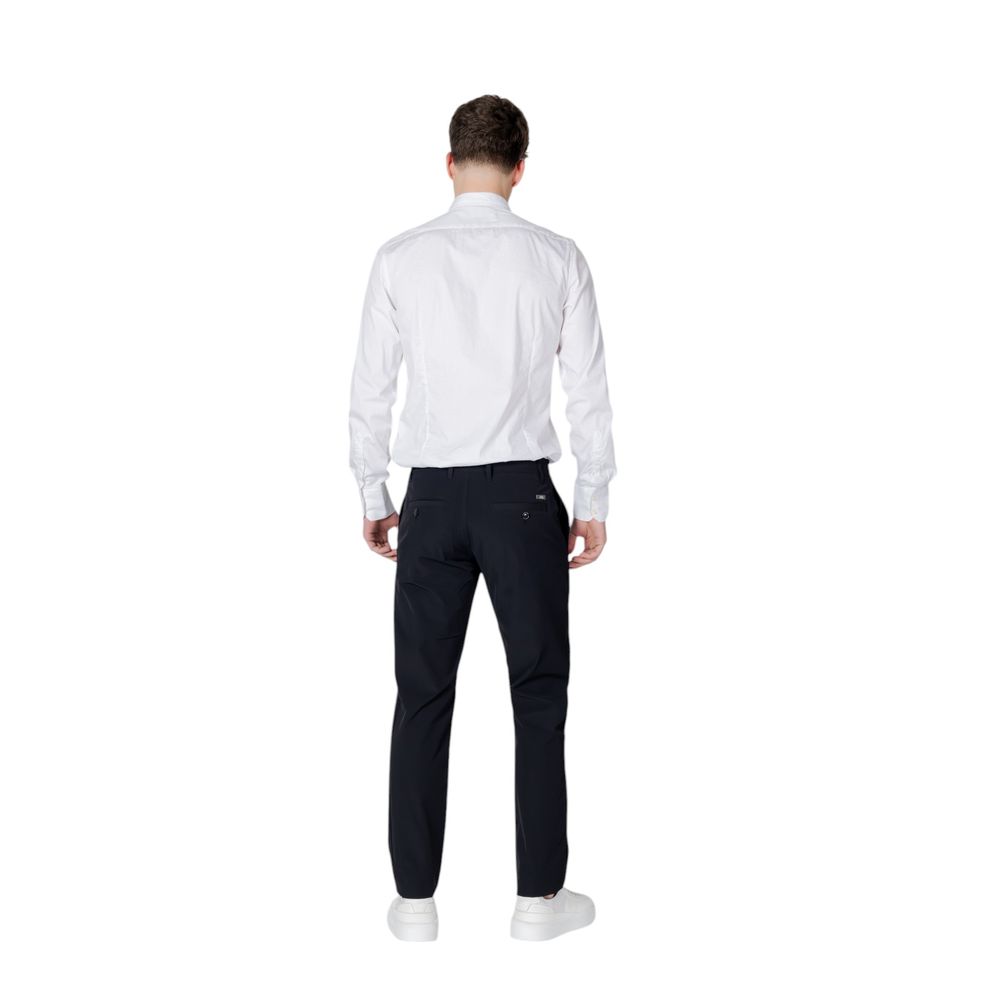 Armani Exchange Black Cotton Casual Pants