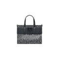 Armani Exchange Black Cotton Handbag