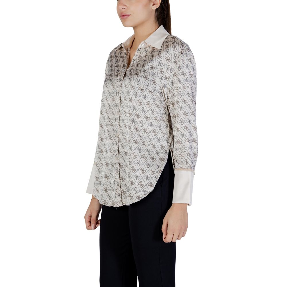 Guess Beige Polyester Blouse