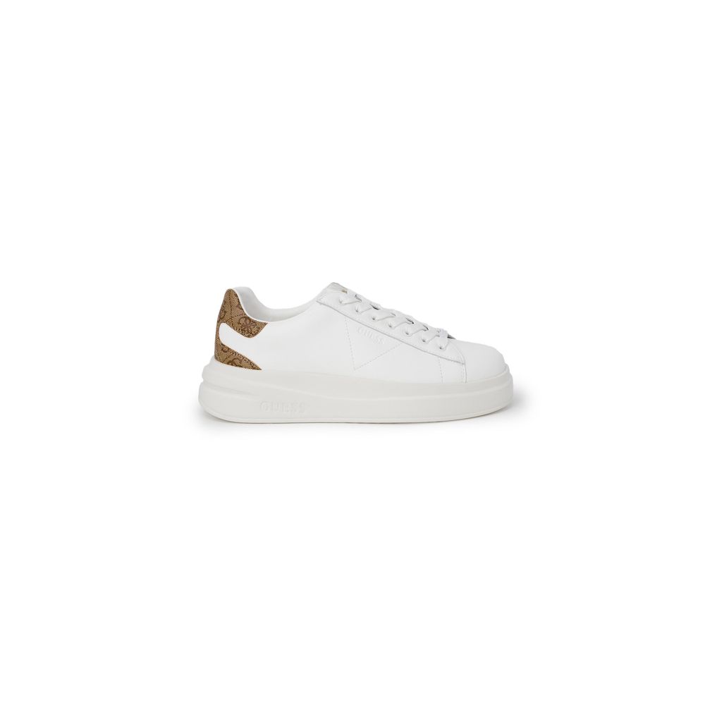 Guess White Polyethylene Low Top Sneakers