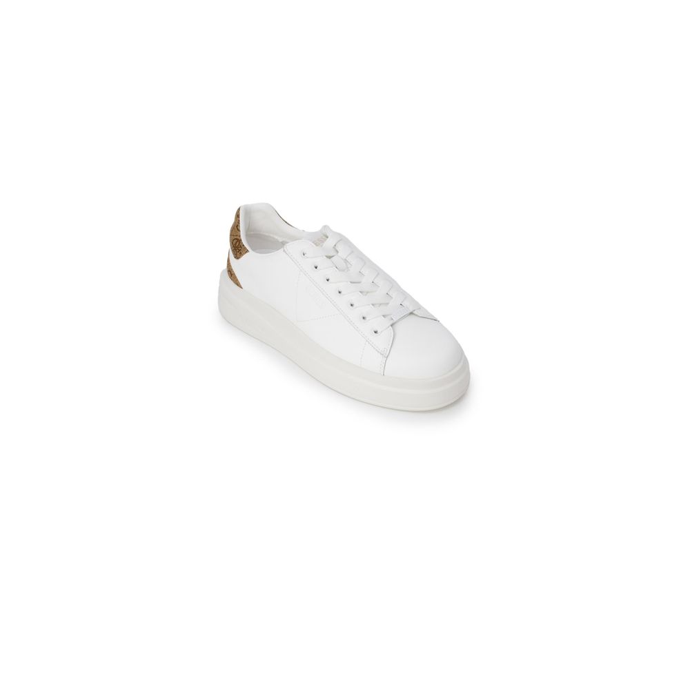 Guess White Polyethylene Low Top Sneakers