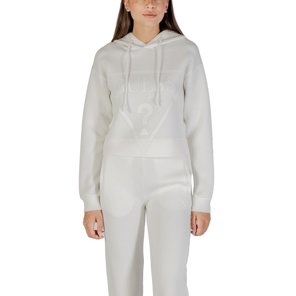 Guess Active Cream Viscose Hoodie