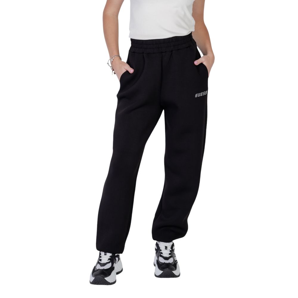 Guess Active Black Viscose Joggers (Workout Pants)