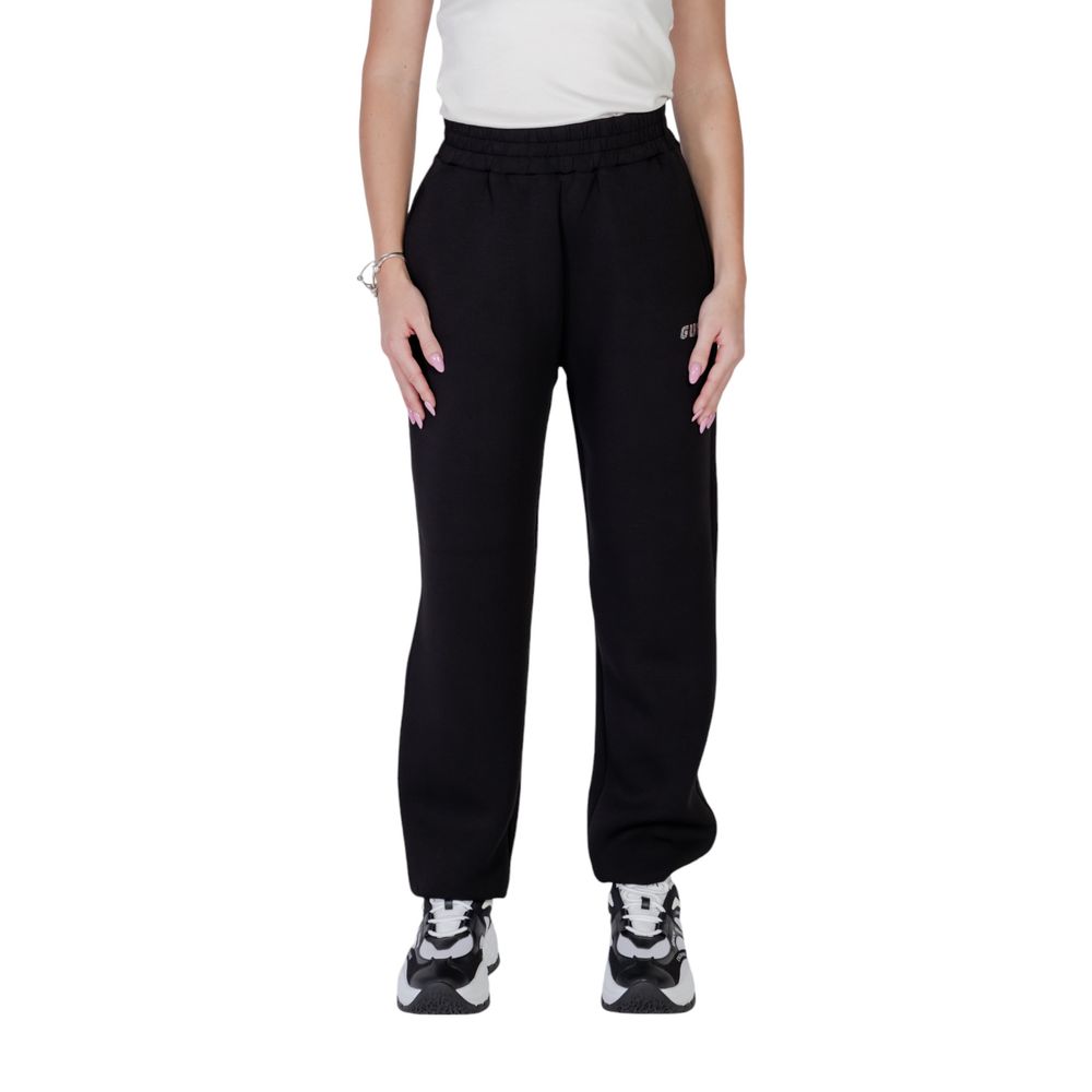 Guess Active Black Viscose Joggers (Workout Pants)