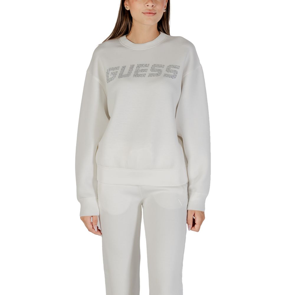 Guess Active Cream Viscose Sweatshirt