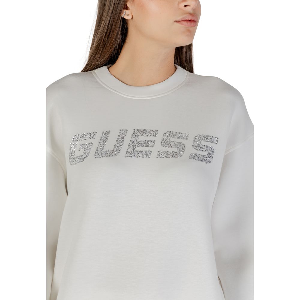 Guess Active Cream Viscose Sweatshirt