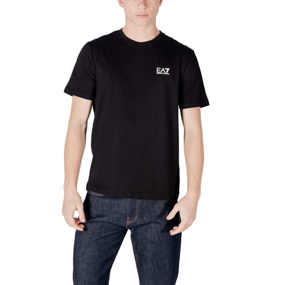 EA7 Emporio Armani Bicolor Cotton T-Shirt