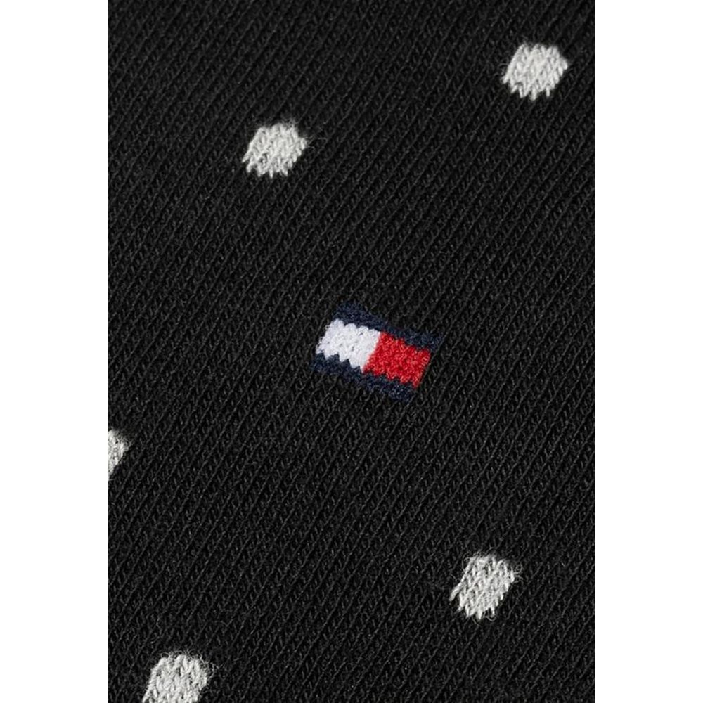 Tommy Hilfiger Black And White Cotton Socks