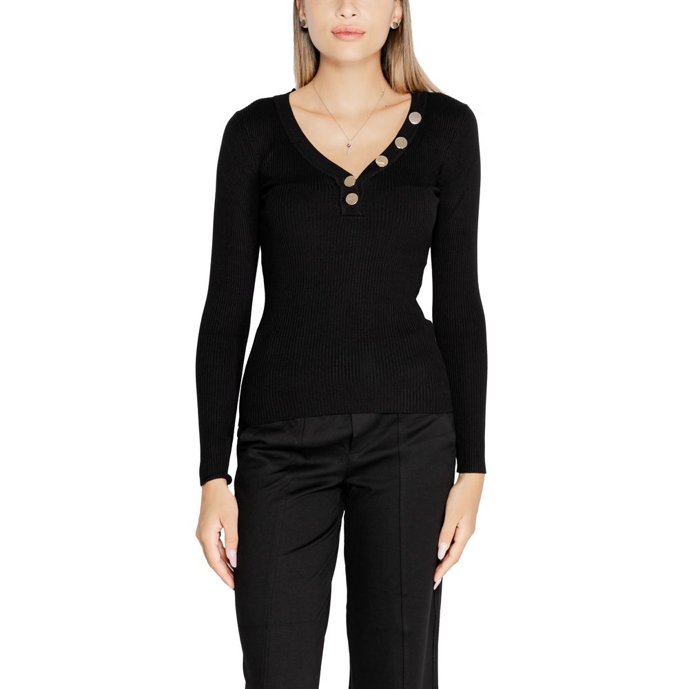 Morgan De Toi Black Viscose Sweatshirt