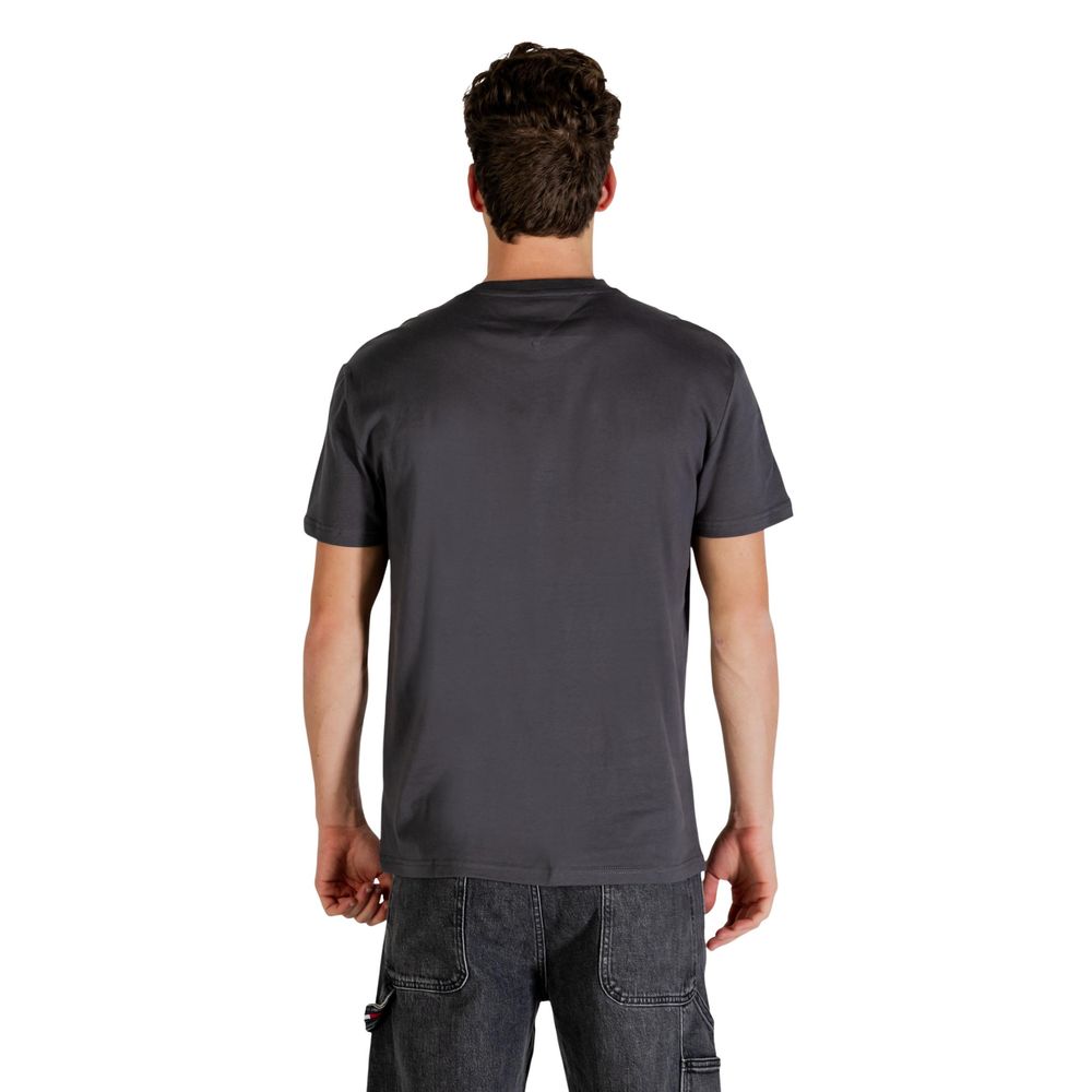 Tommy Hilfiger Jeans Gray Recycled Cotton T-Shirt