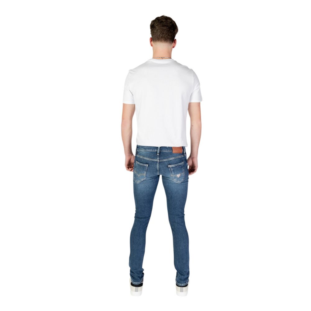 Guess Blue Cotton Skinny Jeans