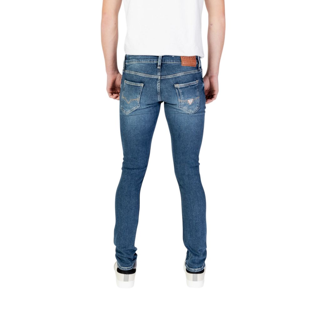 Guess Blue Cotton Skinny Jeans