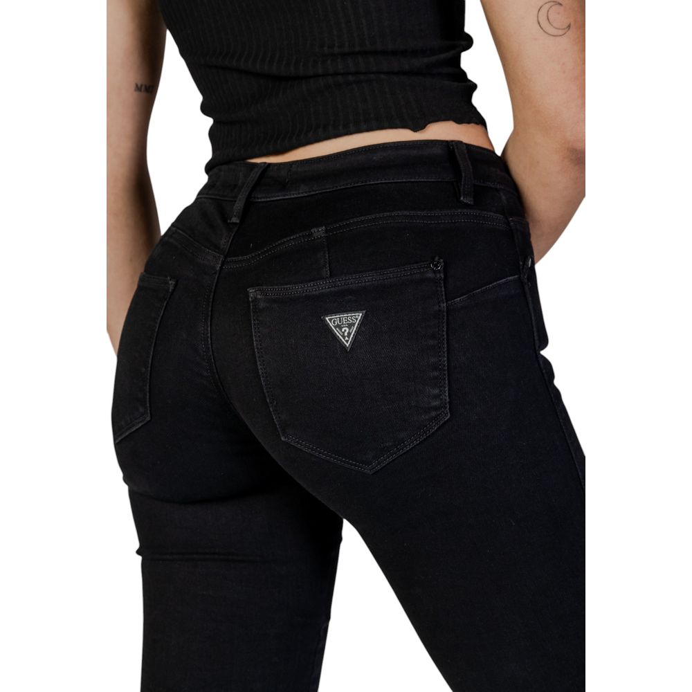 Guess Black Cotton Skinny Jeans
