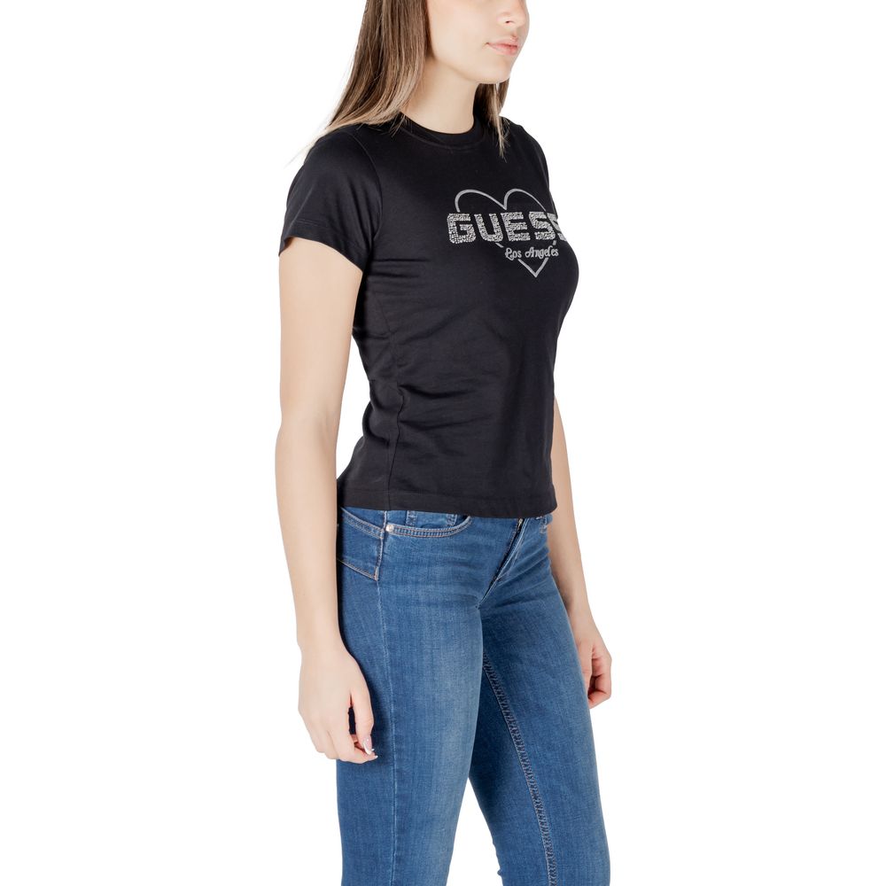 Guess Active Black Cotton T-Shirt