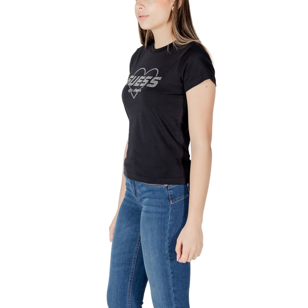 Guess Active Black Cotton T-Shirt