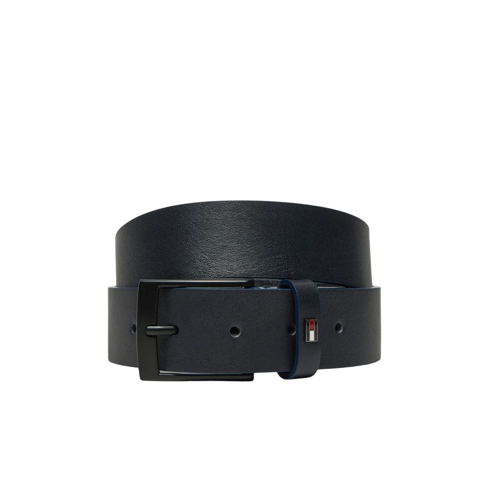 Tommy Hilfiger Blue Leather Regular Belt