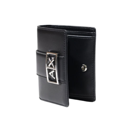 Armani Exchange Schwarzes Polyester Portemonnaie