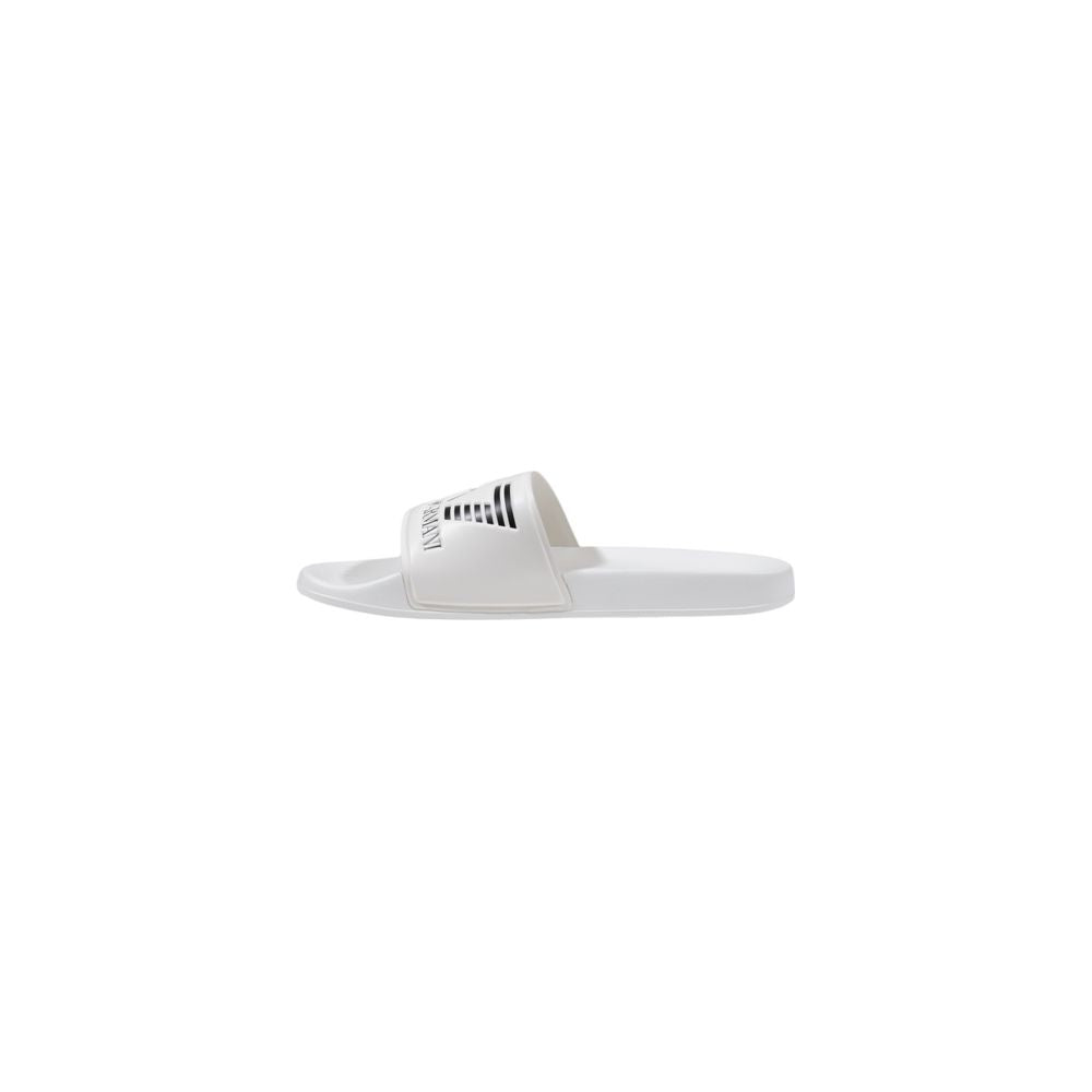 EA7 Emporio Armani White Pvc Slippers