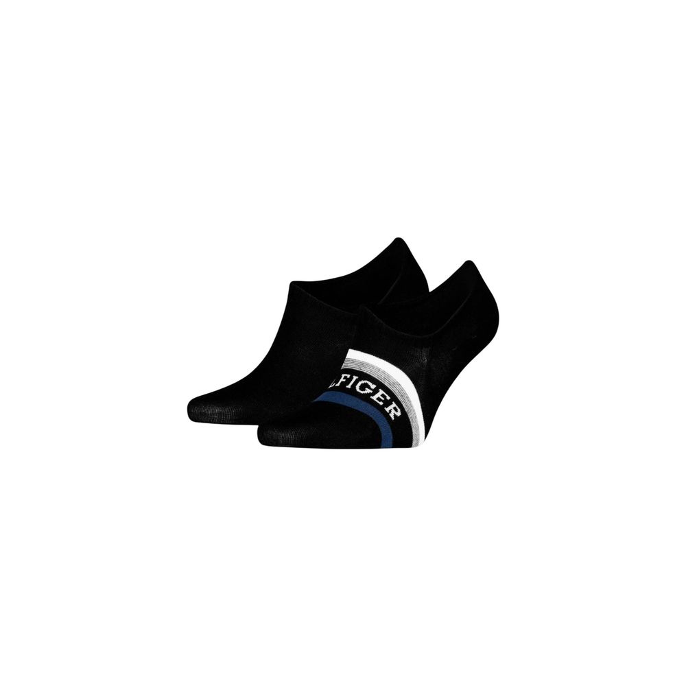 Tommy Hilfiger Black Cotton Socks