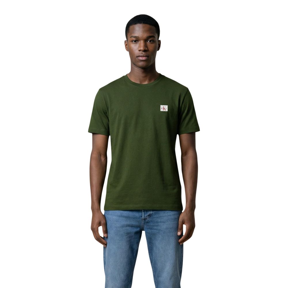 Calvin Klein Jeans Green Cotton T-Shirt