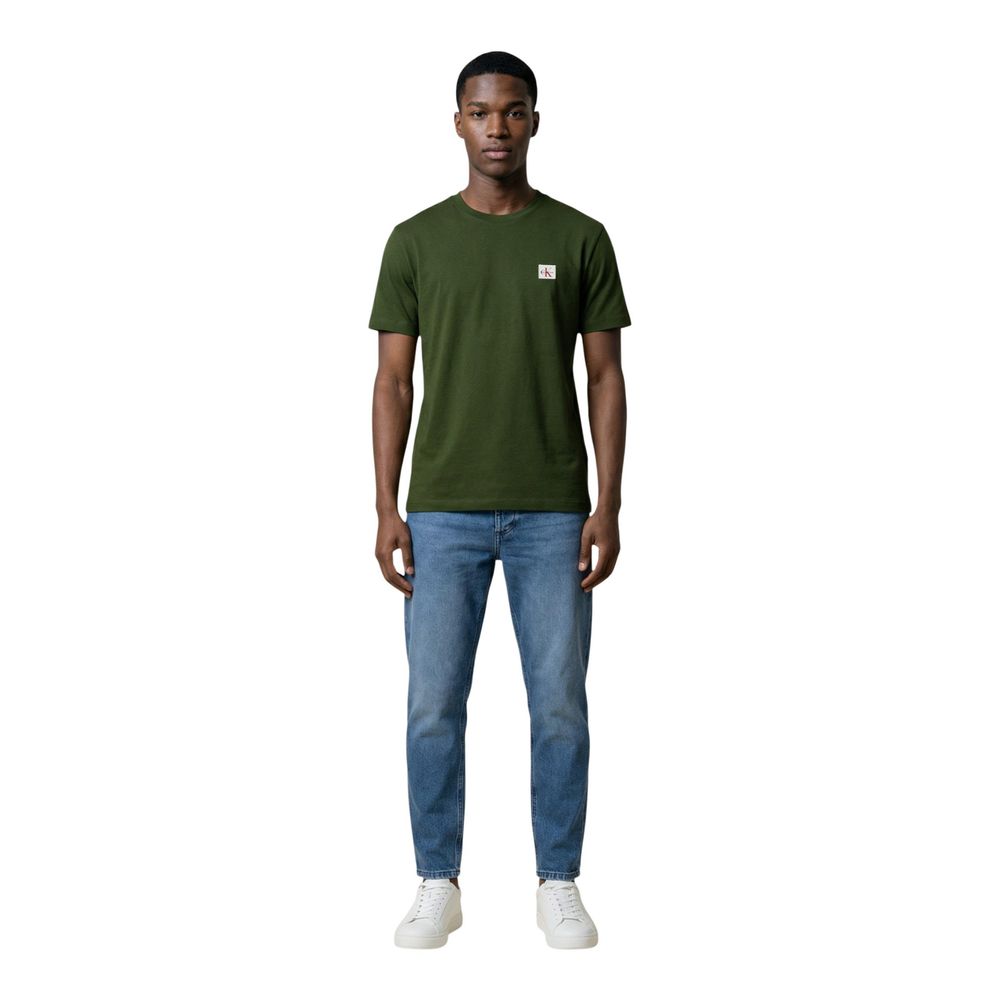 Calvin Klein Jeans Green Cotton T-Shirt