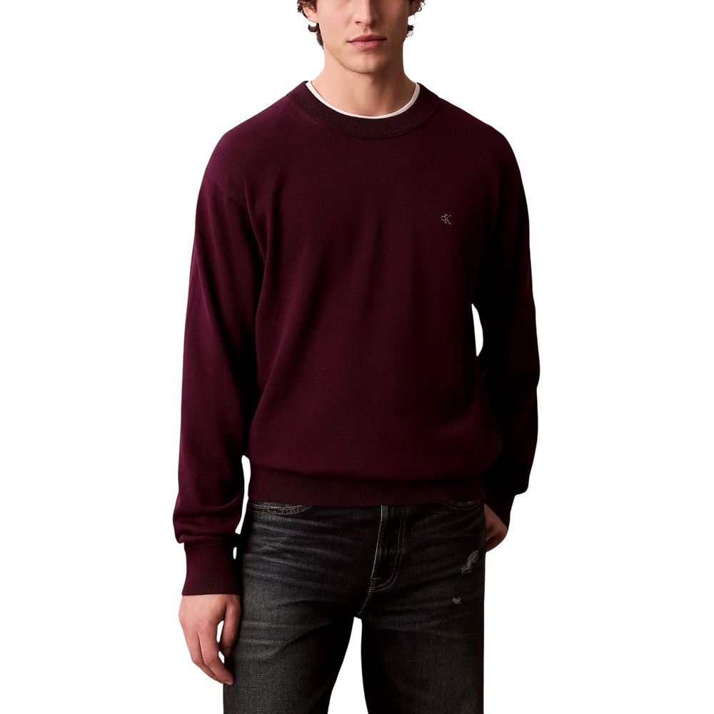 Calvin Klein Jeans Purple Cotton Sweatshirt