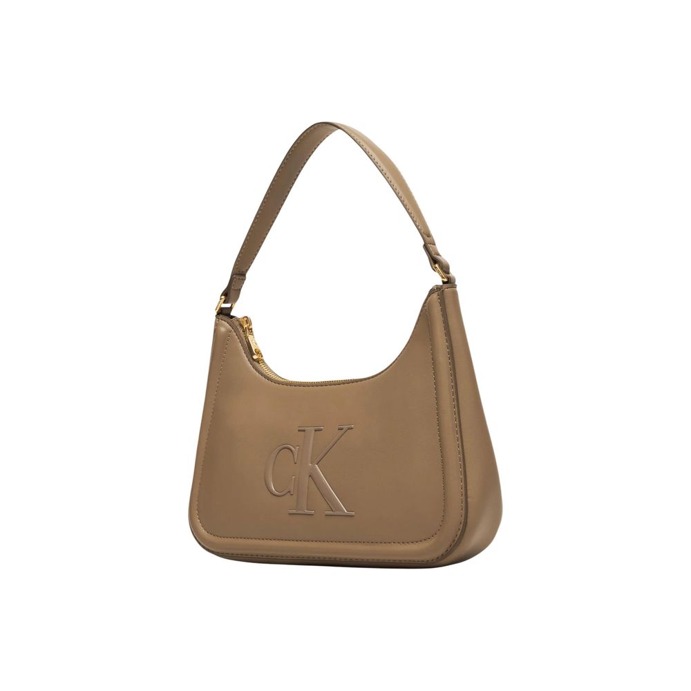Calvin Klein Beige Polyethylene Handbag