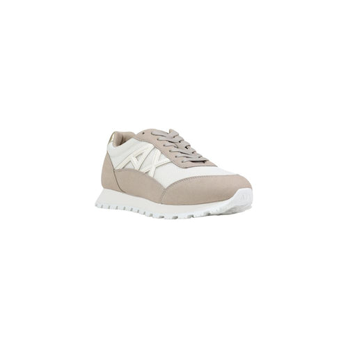 Armani Exchange Beigefarbene Sportsneaker aus Polyester