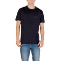 Armani Exchange Blue Cotton T-Shirt